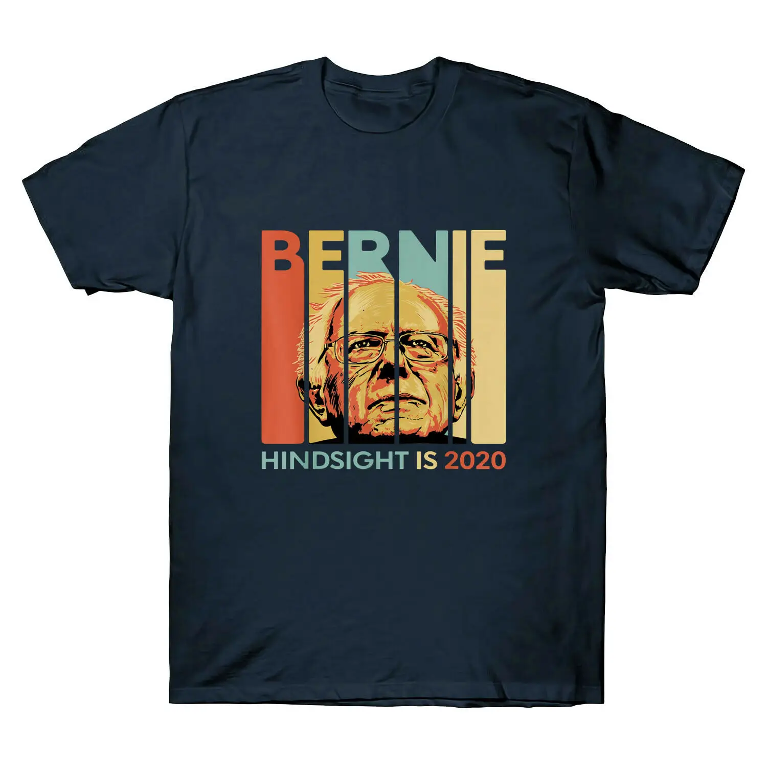 Футболка с короткими рукавами Bernie Sanders Hindsight Is 2020 футболка принтом демократ