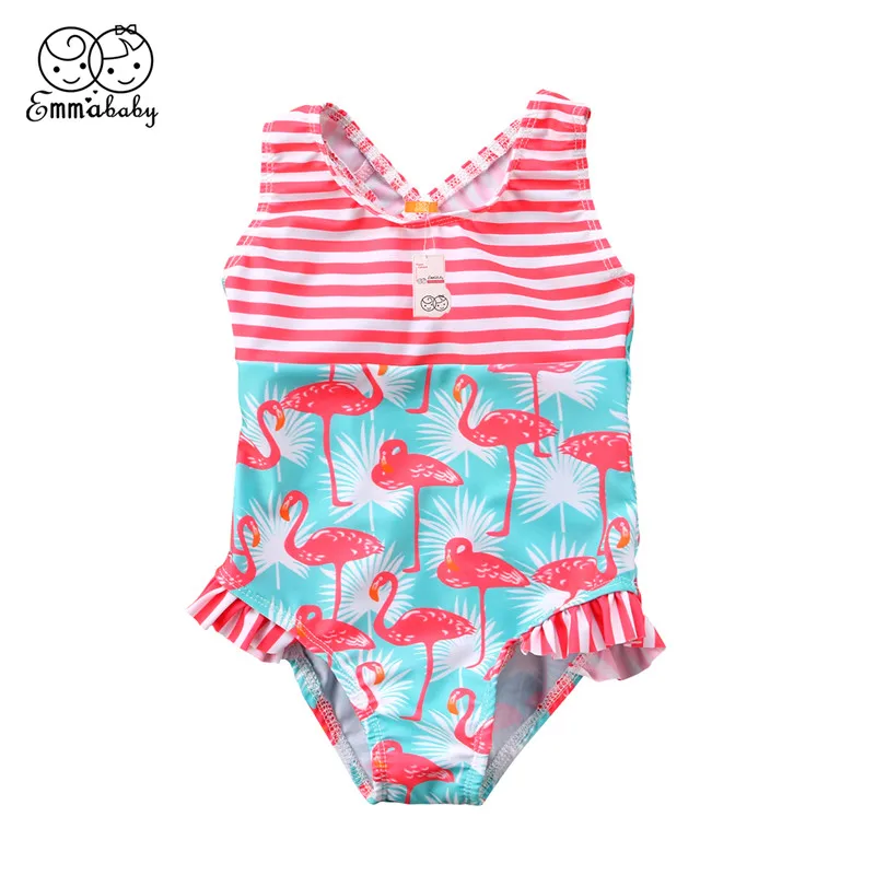 beach flamingo swimwear