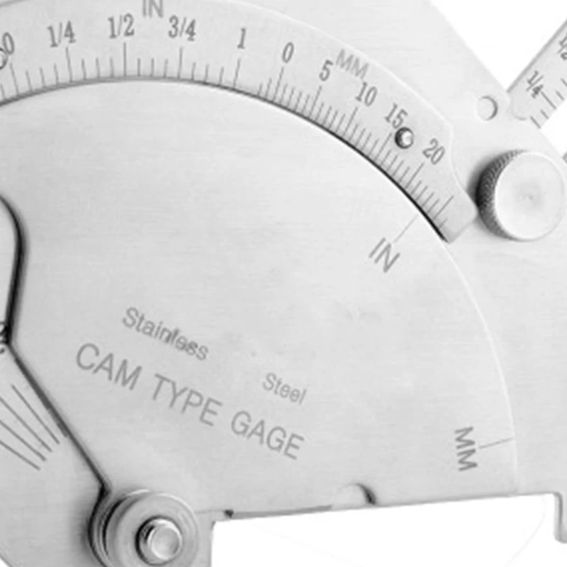 Серебряный мост Cam Gage тест Ulnar сварочный датчик инспекция сварки датчик дюймовый миллиметр измерительный инструмент