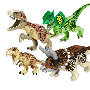 

jurassic World Park Dinosaur world Figures Tyrannosaurs Rex Building Blocks baby Toys For Children Marvel