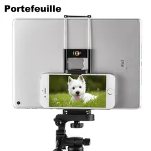 Portefeuille 2 в 1 Универсальный держатель для планшета Штатив Адаптер подставка для телефона для iPad Pro 10,5 Air Mini iPhone 8 Plus 7 монопод