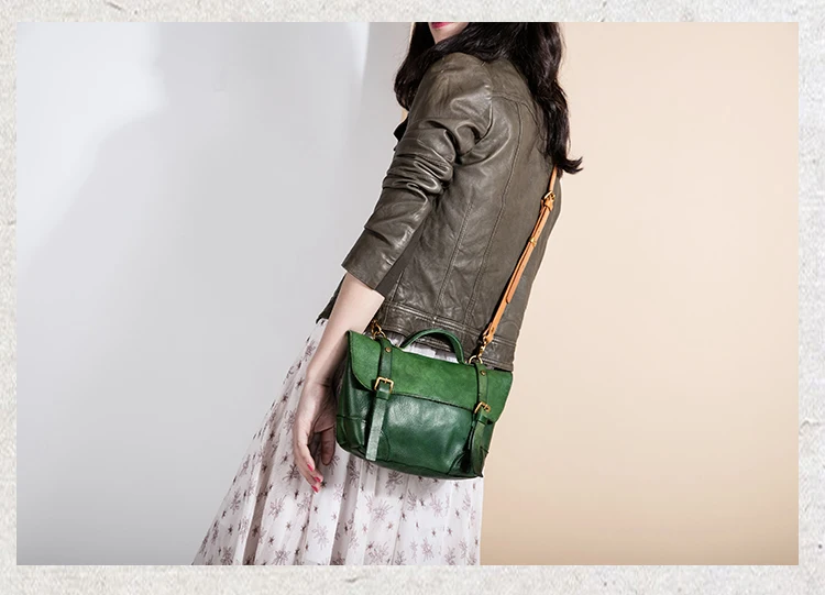 Женская сумка AETOO, новинка, оригинальная Ретро сумка на плечо, сумка-посылка, ручная работа, кожаная, переносная, косая, сумка-мессенджер для женщин