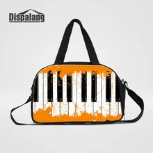 Dispalang Для мужчин Для женщин сумка-Органайзер короткое расстояние Бизнес Дорожные сумки Пианино унисекс дорожная сумка прикольные выходные сумка