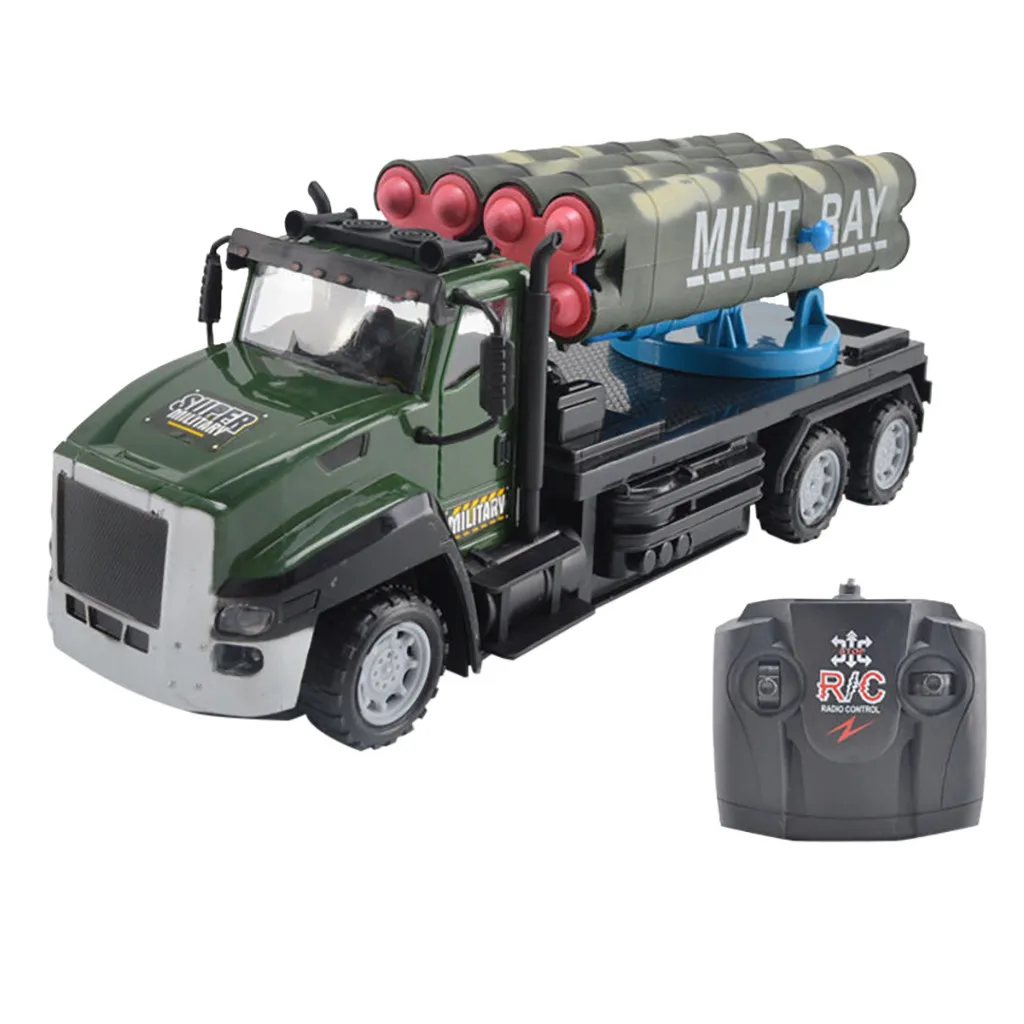 Abay Горячая четырехполосная военная машина с ракетной установкой, Детская Игрушечная модель автомобиля, детские игрушки, FH-60