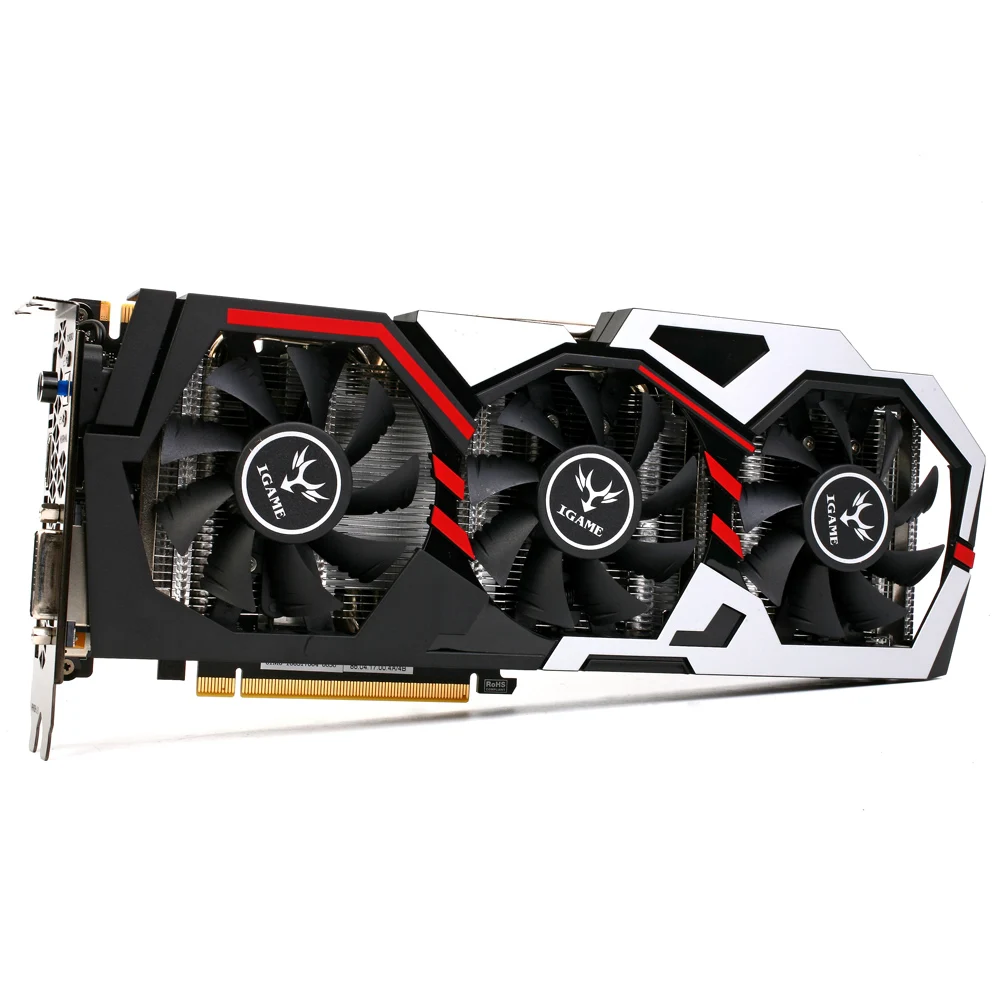 Красочные NVIDIA GeForce GTX 1070 8 GB графическая карта 256bit игровой GPU GDDR5 PCI E 3 0 видео