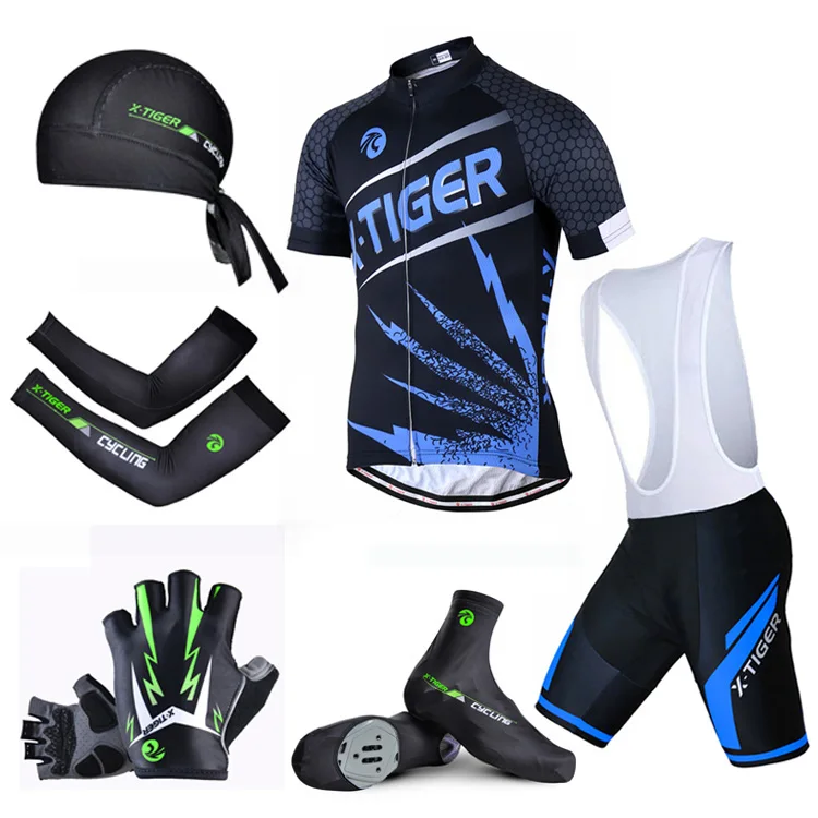 

Pro X-Tiger Summer Big Cycling Set Cycling Jerseys Set Maillot Ropa Ciclismo Mountain Bike Sportswear Racing Bicycle Clothing