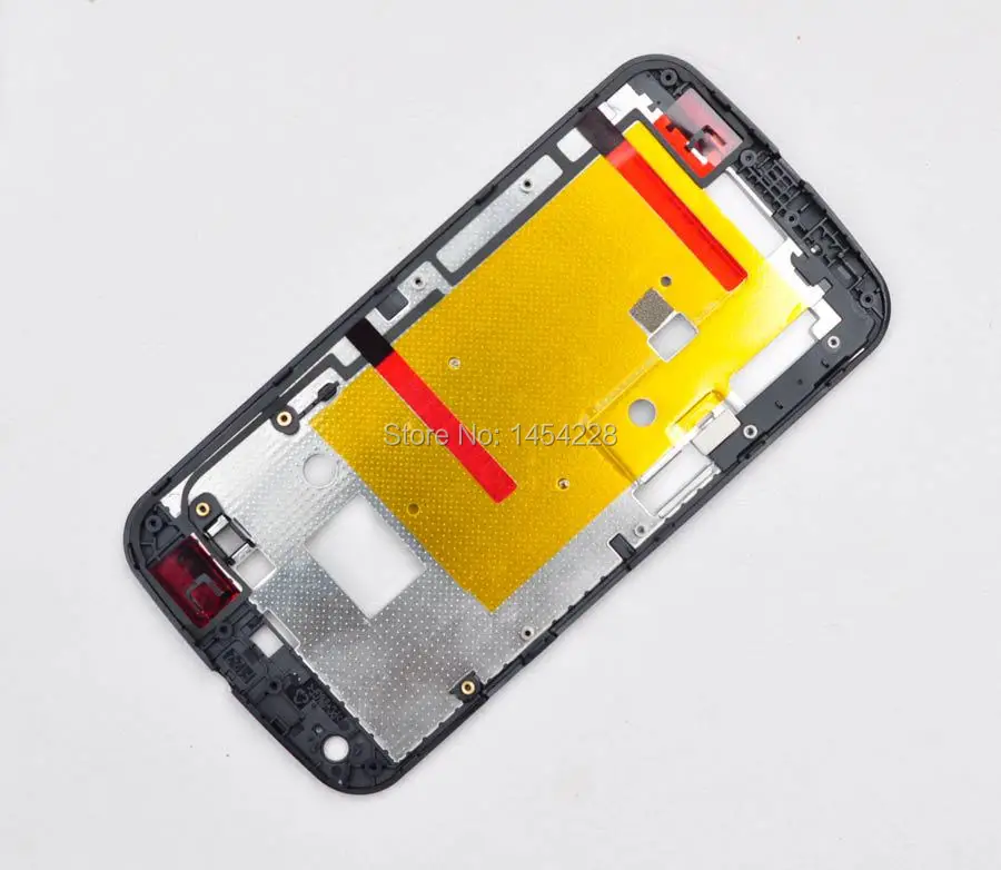 

BINYEAE New Faceplate For Motorola Moto G2 XT1063 1064 1068 1069 1072 1078 Front Bezel Frame Housing Repair Replacements