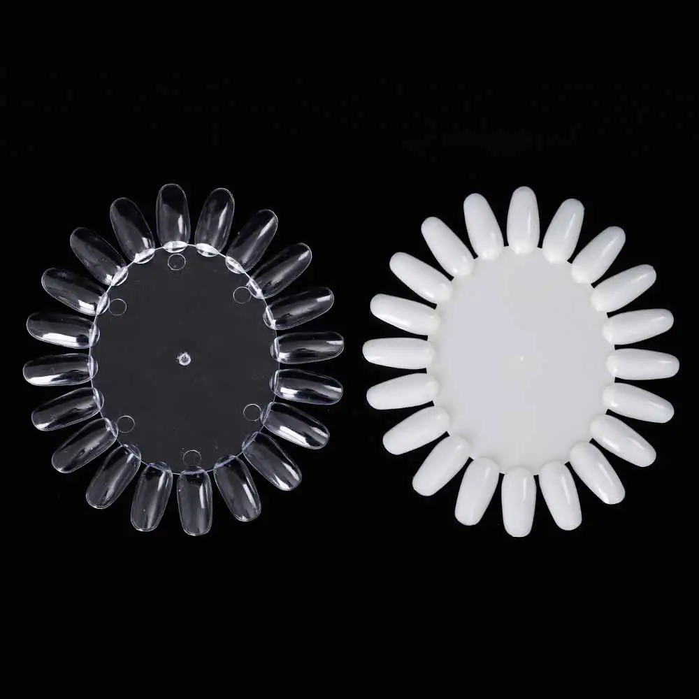 

TOMTOSH 2016 New Hot False Tips Display 1 X Nail Art Acrylic Practice Wheel Board DIY Nail Tool Newest Brand New Free shipping