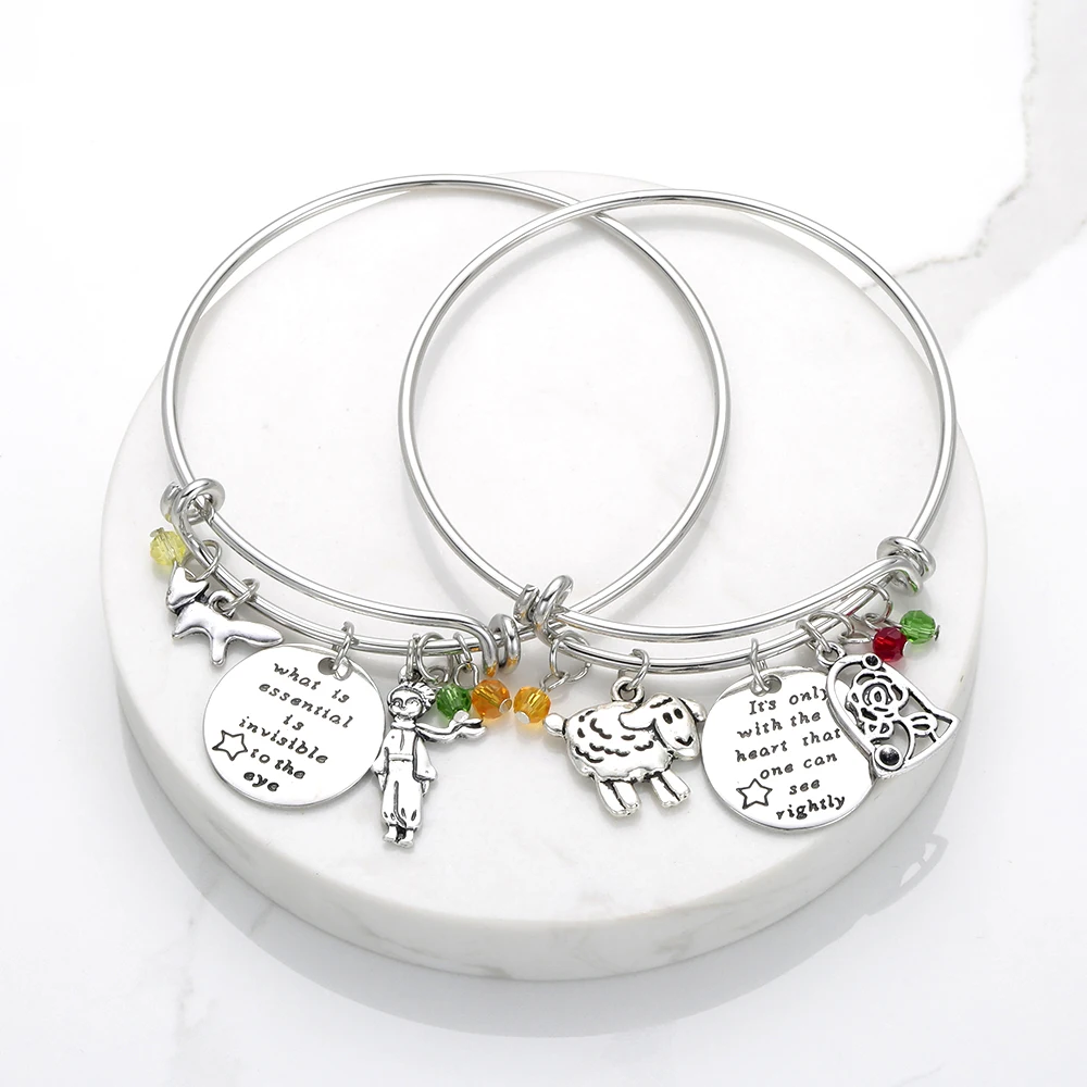 Buy Little Prince Quote Expandable Bangle Sets Le