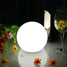USB Перезаряжаемый светодиодный светильник на луну, уличный водонепроницаемый садовый солнечный светильник, лампа для газона, 16 цветов, шариковый светильник с дистанционным управлением
