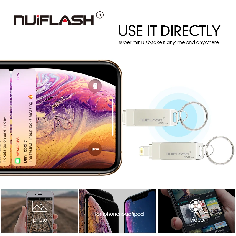 Usb флеш накопитель Nuiflash 8 128 ГБ|USB флэш-накопители| |
