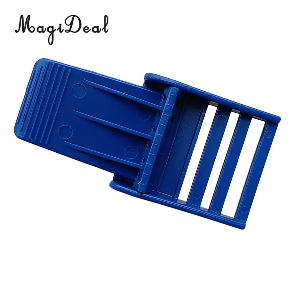 Durable Plastic Scuba Diving Snorkeling Diver Standard 2 inch / 50mm Weight Belt Buckle with 3 Slots - 4 Colors Available