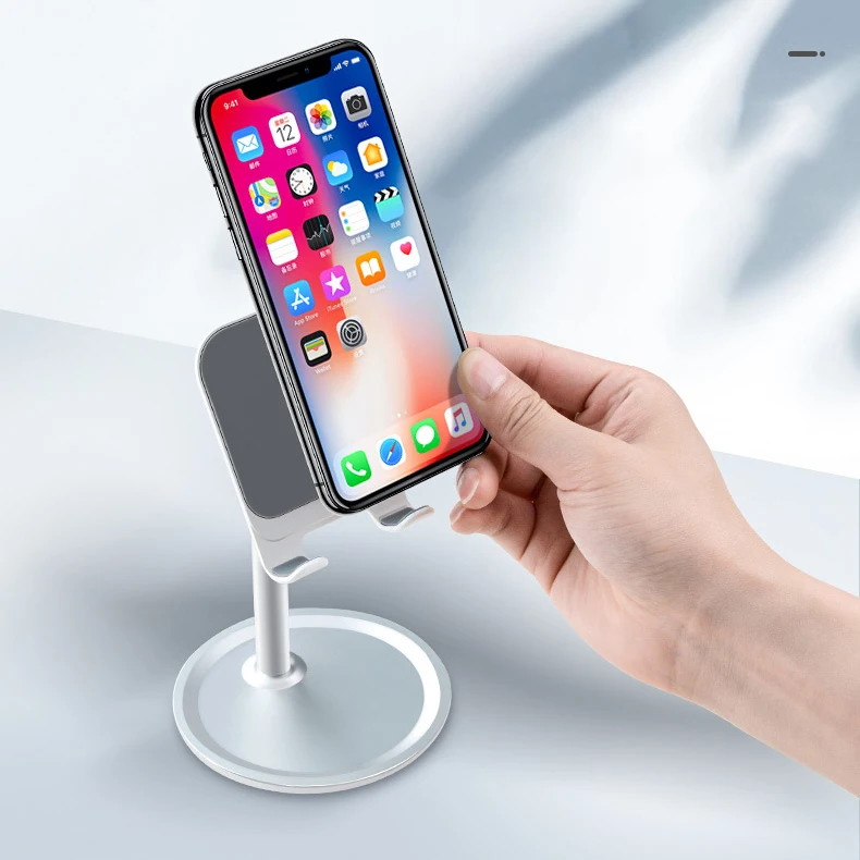 Universal Aluminium Stand Desk Holder For Xiaomi Mobile Phone Holder For iPhone Metal Tablets Stand For ipad Microsoft surface (2)