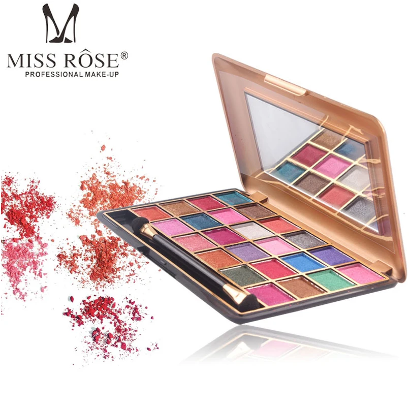 

MISS ROSE Professional Eye Makeup Long Lasting Tint Eyeshadow 24 Colors Matte Eye Shadow Palette Easy to Wear Eyeshadow Pigment