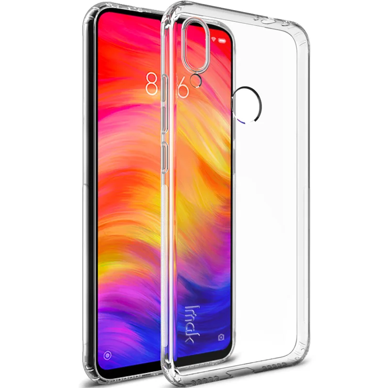 

IMAK for Xiaomi Redmi Note 7 Case Redmi 7 Cover Airbag Stealth Anti-dropping Soft TPU Back Cover Redmi Note 7 Pro Case
