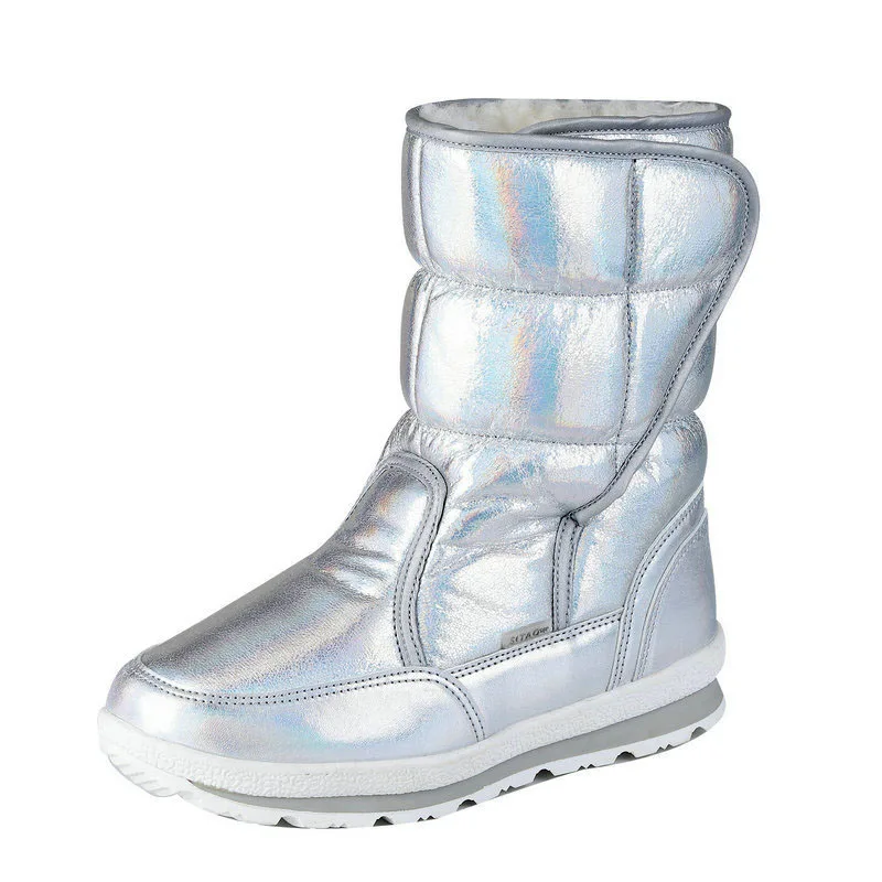 

Uniquely designed fashion trend camouflage printed parent-child snow boots thick wool warm inside sequins winter children shoes