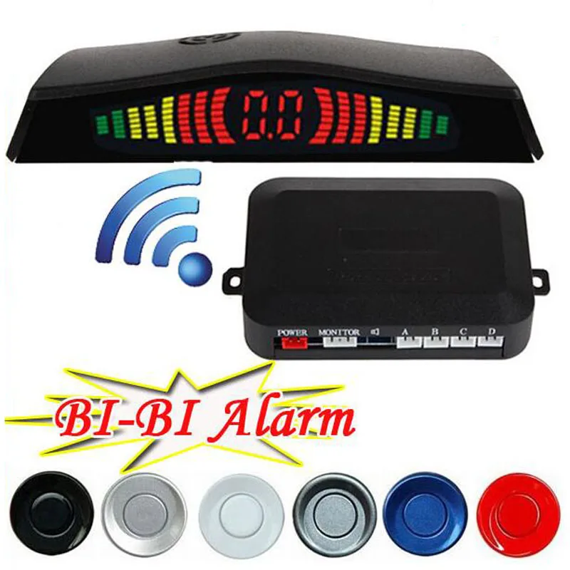 

Wireless LED parking sensor,car parking system,7 color Sensors for choose ,car LED Parking Reverse Radar,Free shipping