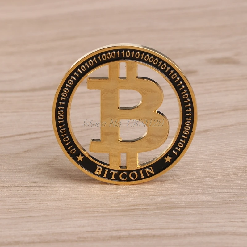 

2018 New Commemorative Coin Plated Gold Hollow Design Bitcoin BTC For Souvenir Art Collection Non-currency Coins