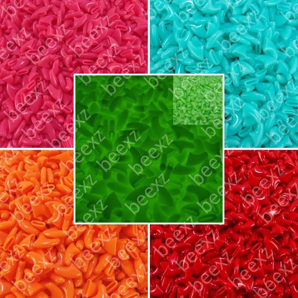 100pcs Soft Nail Caps for Cats + 5x Adhesive Glue + 5x Applicator /* XS, S, M, L, cover, cat, paw, claw, zot */ 6
