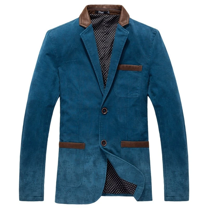 Новые мужские удобные 80 s модные блейзеры Повседневные Slim Fit Хлопок Мужской пиджак высокого качества брендовые блейзеры верхнее пальто плюс размер 3XL