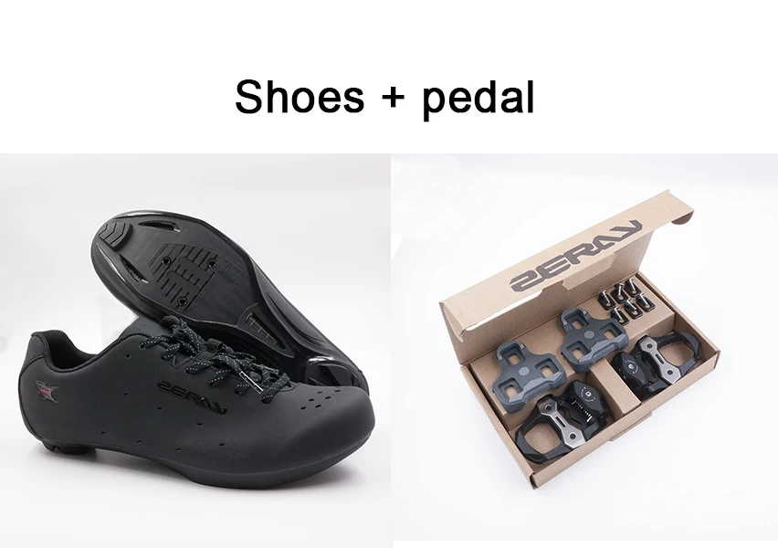ZERAY E110 Мужская обувь для шоссейного велосипеда, велосипедная обувь, противоскользящая дышащая обувь для велоспорта, спортивная обувь, Zapatos bicicleta, классическая черная - Цвет: Reflective-110 pedal