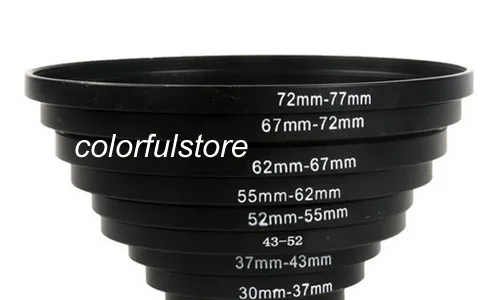 Профессиональный 46 мм до 67 мм 46 67 мм Металл Step-Up Step Up кольцо Объективы для фотокамер фильтра шагая адаптер фильтры бленда держатель L08