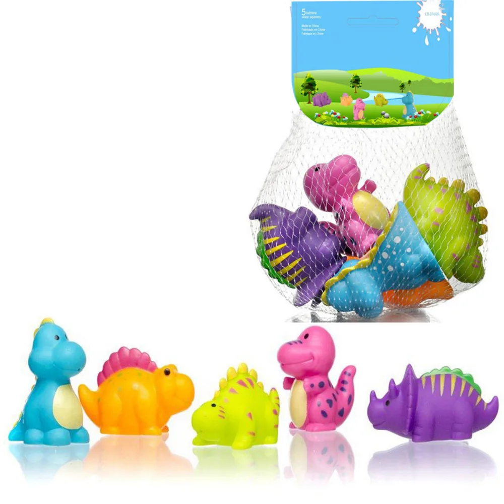 Игрушка для ванны, детские игрушки-Динозавры, распылитель воды, детская душевая Ванна, бассейн, плавательный бассейн, красочная мягкая