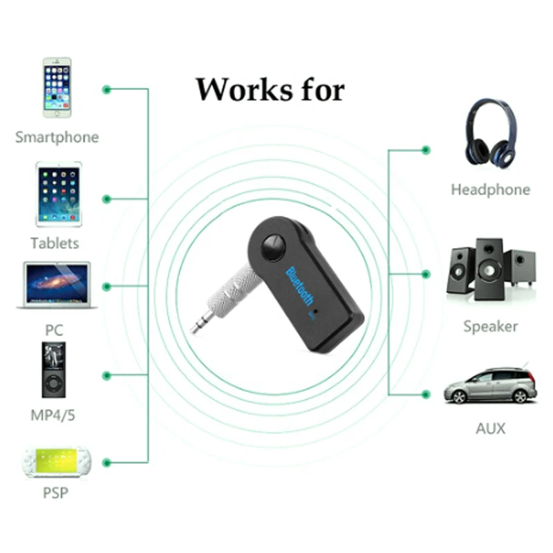 3,5 мм разъем Bluetooth AUX аудио приемник для land rover discovery 3 daihatsu sirion citroen c3 skoda octavia chevrolet captiva