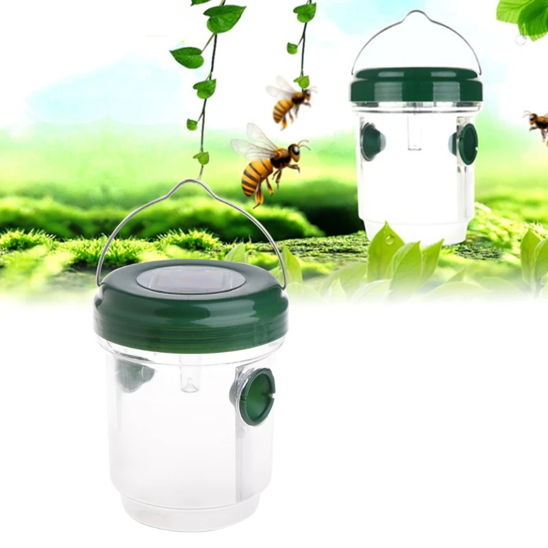 

Pest Insect Catcher With Solar Powered Mosquito Killer Wasp Fly Trap LED Light
