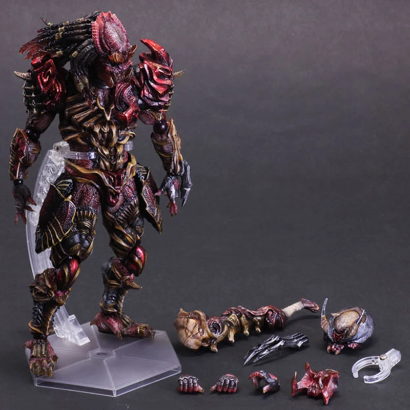 

C&F Alien vs. Predator Action Figure Toys Removable 30 CM Horror Monster Colorful PVC Model Collectible Garage Kits Toys