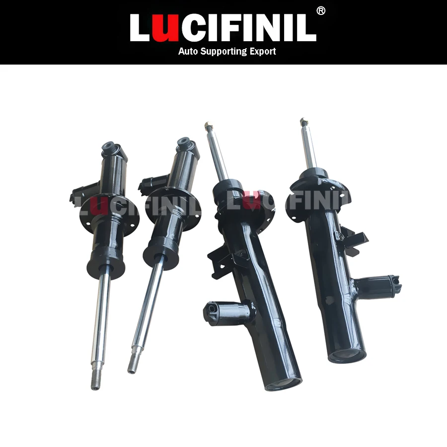 

LuCIFINIL New 4PCS Rear Shock Absorber With EDC Front Suspension Ride Damper Fit BMW F25 X3 37126799911 37116797027(026)
