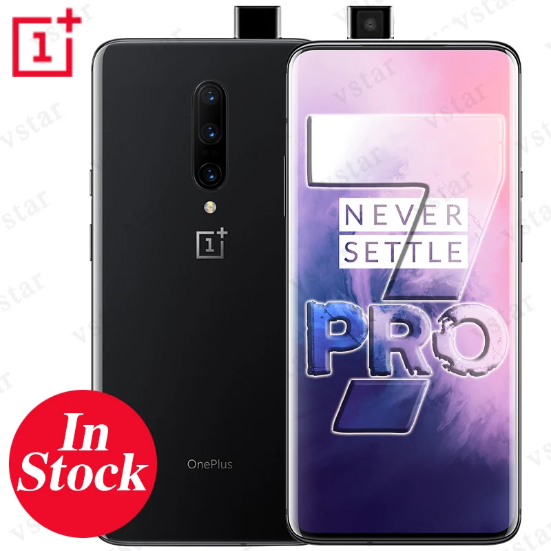 Глобальная прошивка оригинальный Oneplus 7 Pro смартфон 6 67 дюймов Snapdragon 855