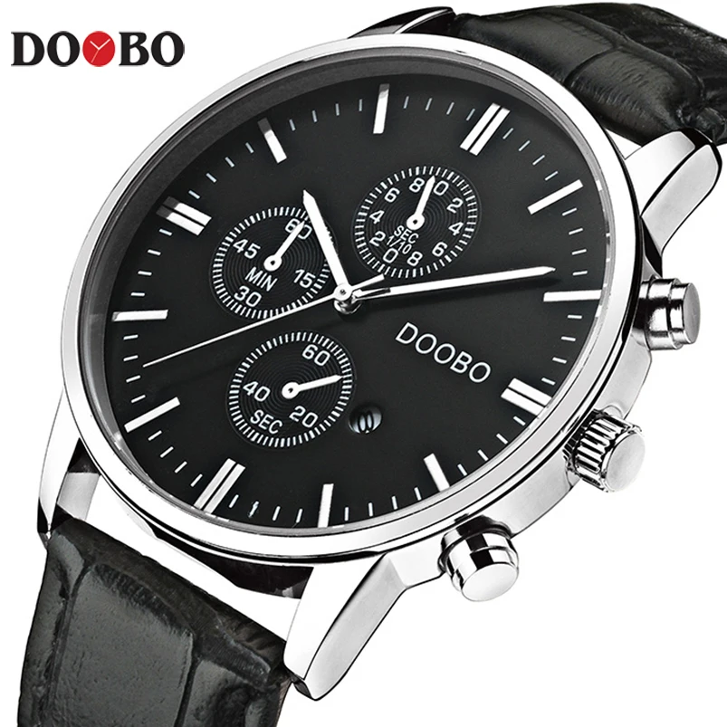 

NEW Luxury Brand Men Casual Watch Quartz Hour Date Clock Men Sport Watches Men's Leather Military Wrist Watch Relogio Masculino