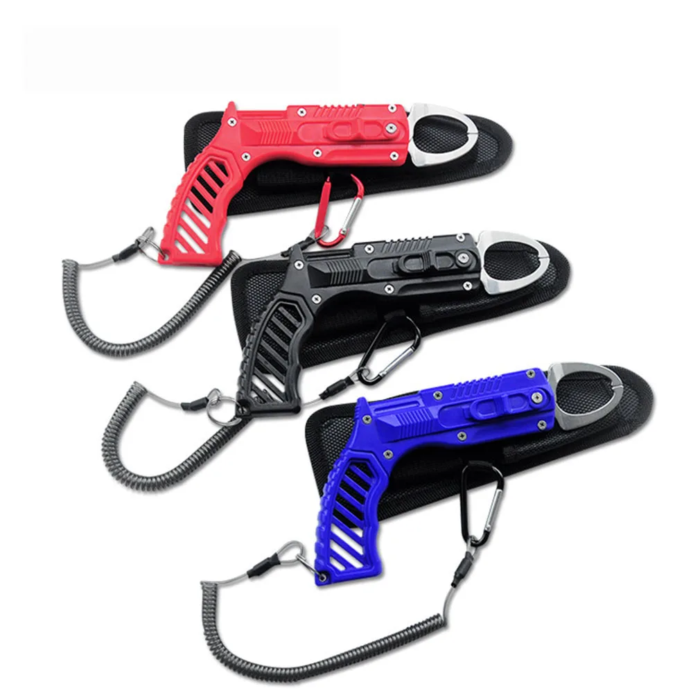 Plastic 17.7 cm Fish Lip Grip Gripper with Fishing Rope Fish Grabber