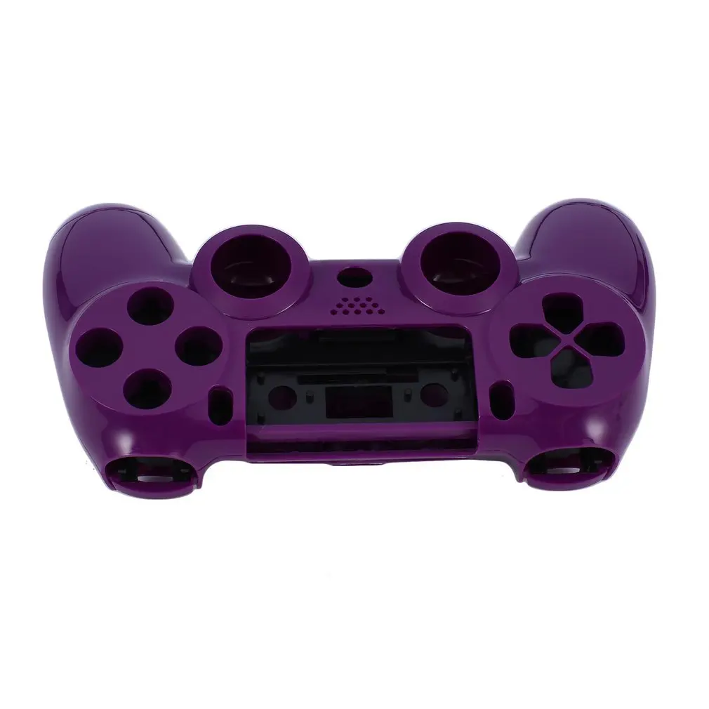 Геймпад контроллер корпус ж/кнопки комплект для PS4 ручка чехол playstation 4 тонкий контроллер Корпус чехол - Цвет: Фиолетовый