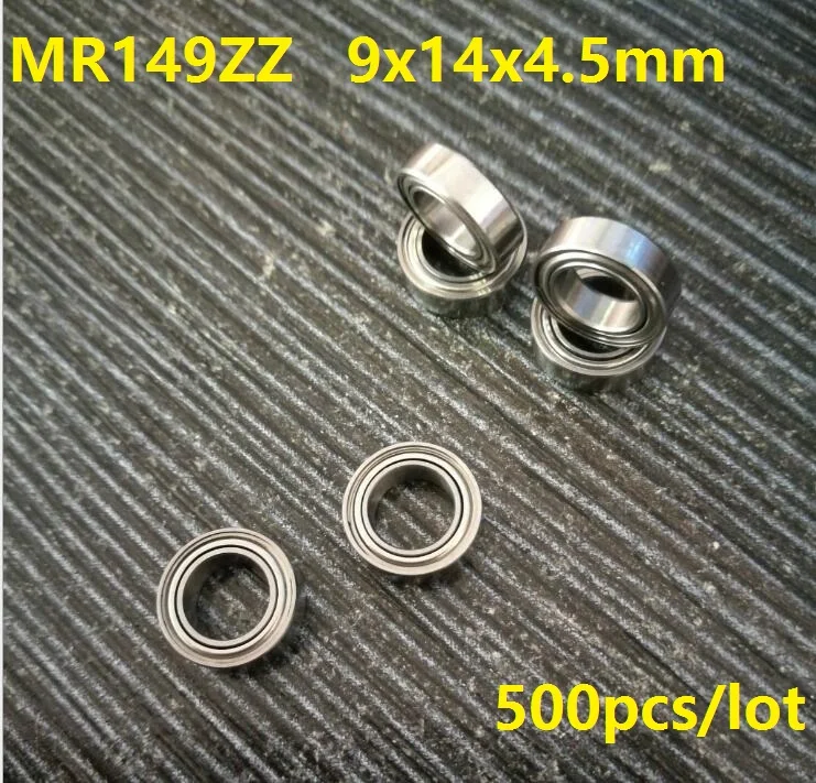 500 ชิ้น/ล็อต MR149ZZ MR149 ZZ L 1490ZZ Deep Groove Ball Bearing ...
