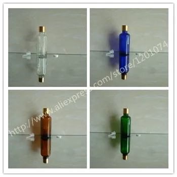

50ml green/blue/clear/brown shiny Glass Essential Oil Bottle With shiny gold aluminum cap(smooth)+plastic insert. Oil vial