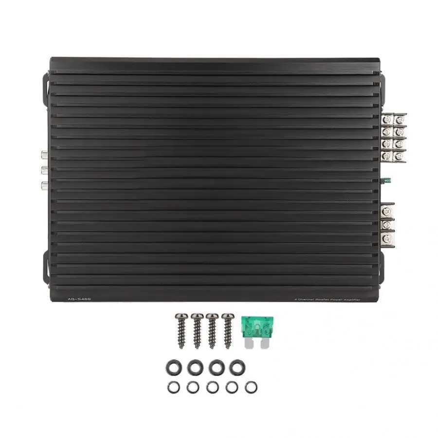 

car audio amplifier Automobile 4 Channel Class AB Audio Power Stereo Amplifier Car Entertainment araba aksesuar