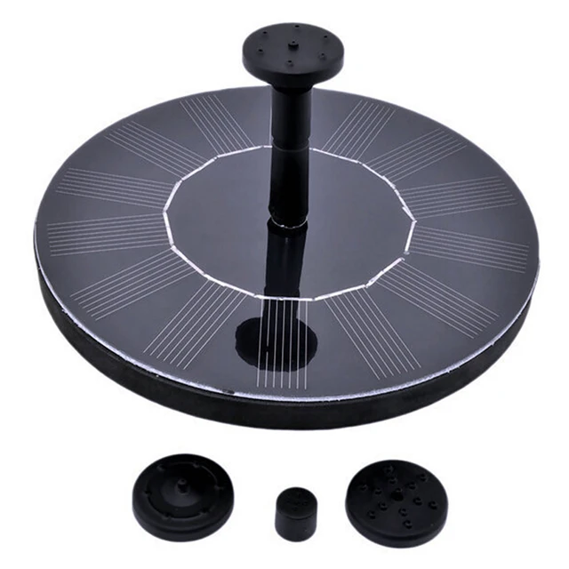 1 Set Solar Water Pump 7V Floating WaterpUmp Panel Garden Plant Watering Power Fountain Pool Automatical for Fountains Waterfall