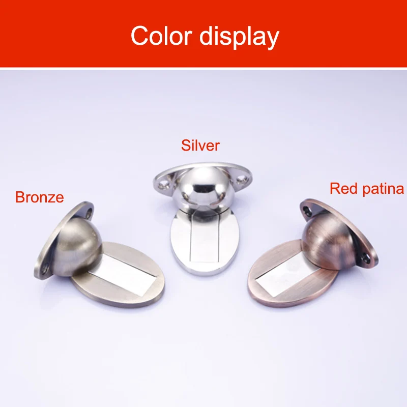 

Magnet Door Stops Stainless Steel Door Stopper Magnetic Doors Holder Doorstop CLH@8