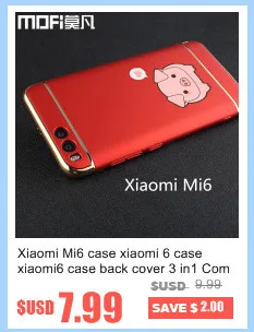 Защитное стекло для экрана xiaomi mi 6, MOFI 2.5D, закаленное стекло для xiaomi mi 6, полное покрытие, Защитная пленка для экрана, 5,15 дюймов