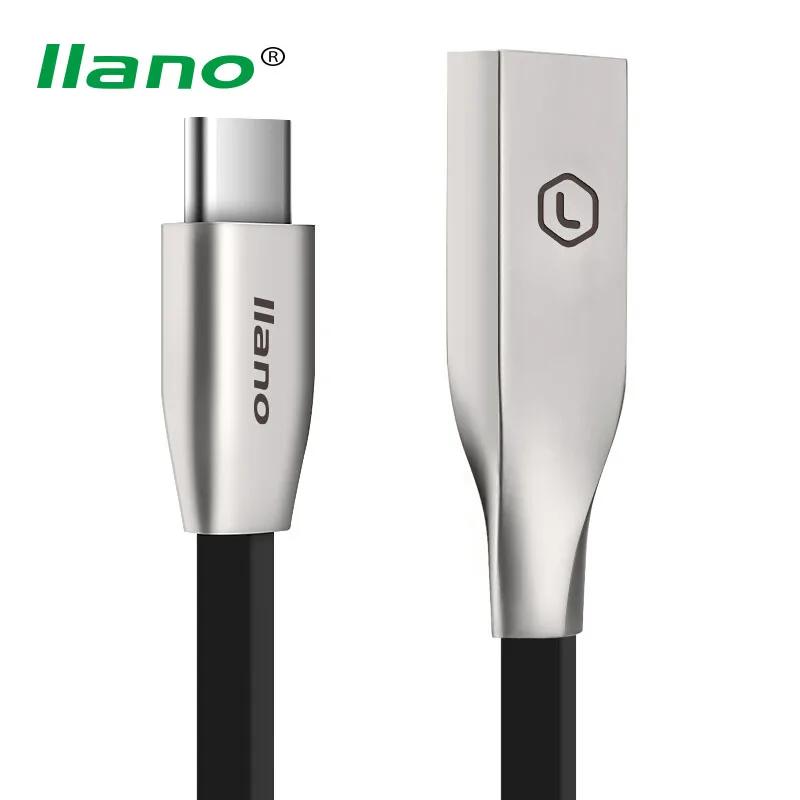 

llano USB Type C Cable 2.4A Fast Charging Data Cable for Huawei Mate 10 P9 Samsung Galaxy S8 Note 8