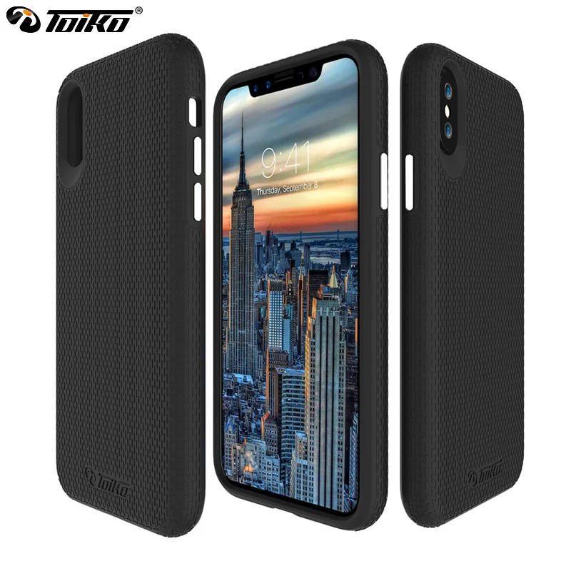 Toyko X Guard 2 в 1 гибридные Чехлы для iPhone X XS MAX XR военный класс защита от падения Жесткий ПК Мягкий ТПУ противоударный задний Чехол