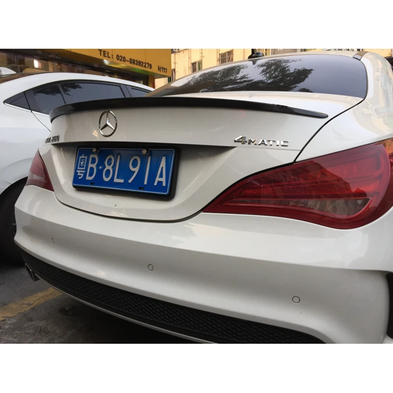 Углеродного волокна Mercedes CLA W117 AMG стиль Замена cf задний Багажник крыло спойлер для benz 2013+ CLA 180 CLA200 CLA 250