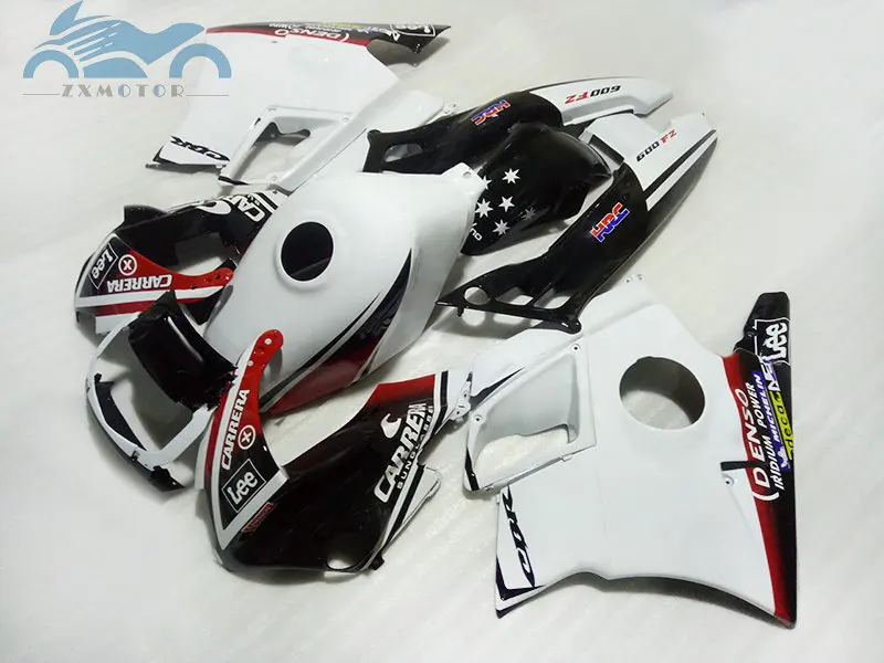 ABS обтекатель комплект для HONDA CBR 600 F2 1991 1992 1993 1994 моторные Обтекатели Красный, черный, белый road CBR600F2 91 92 93 94 AS7