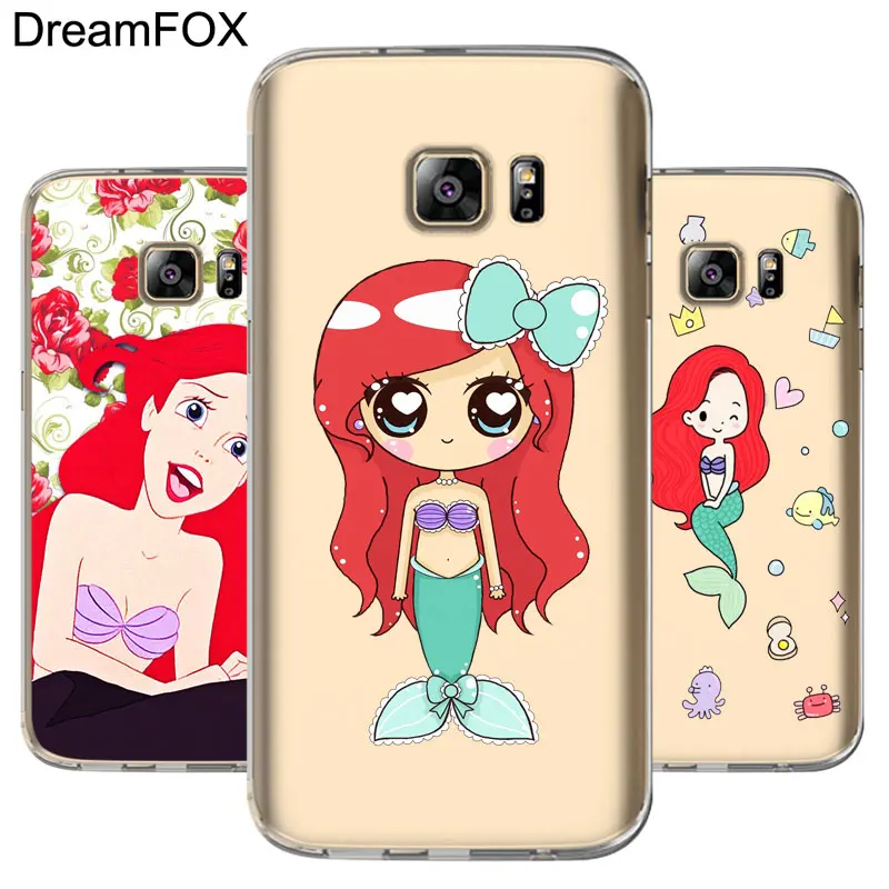 DREAMFOX M550 Mermaid Soft TPU Silicone Case Cover For Samsung Galaxy Note S 6 7 8 9 10 10e 11 11e Lite Edge Plus |