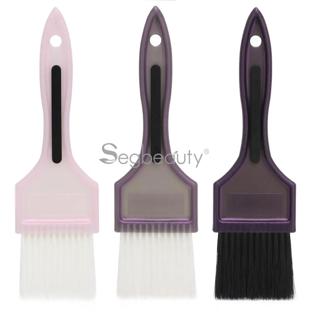 

Segbeauty 3pcs Hair Coloring Brush Salon Dyeing Color Set Variety Tint Brushes Combs with Soft Bristle Styling Kits