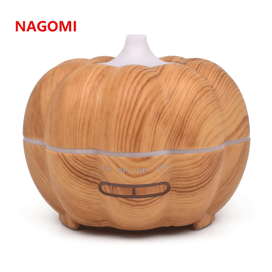 

350ML Creative Electric Aroma Essential Oil Diffuser Pumpkin Air Ultrasonic Mist Maker For Home Office With LED Night Lights