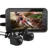 4-inch HD 1080 p Moto Macchina Fotografica DVR Motore Dash Recorder Dual Lens WIFI Impermeabile Moto Anteriore Posteriore Registratore