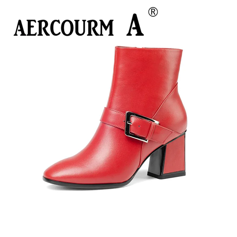 averil women's arcadia leather heeled ankle boots
